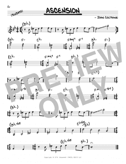 page one of Ascension (Real Book – Melody & Chords)