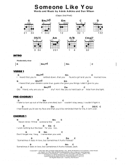 page one of Someone Like You (Really Easy Guitar)