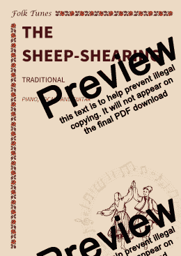 page one of The sheep-shearing