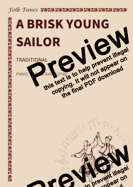 page one of A brisk young sailor