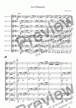 page one of Horn Octet: Les Chasseurs