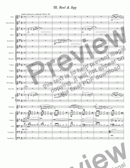 page one of III_Reel and Jigg rev 2022 Full Score