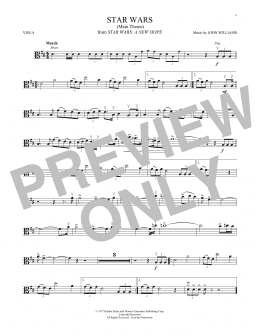 page one of Star Wars (Main Theme) (Viola Solo)