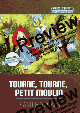 page one of Tourne, tourne, petit moulin