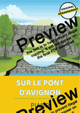 page one of Sur le pont d’Avignon