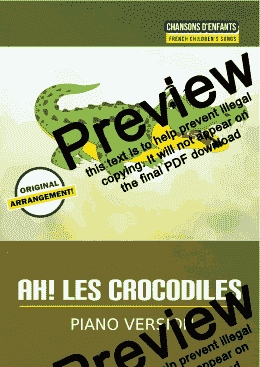 page one of Ah les crocodiles