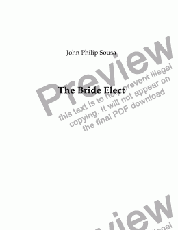 page one of The Bride Elect