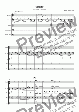 Stream For String Orchestra - Download Sheet Music PDF File