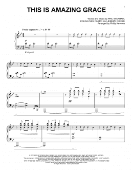 page one of This Is Amazing Grace (arr. Phillip Keveren) (Piano Solo)