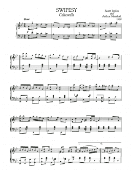 page one of Swipesy (Piano Solo)