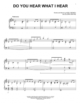 page one of Do You Hear What I Hear (Piano Solo)