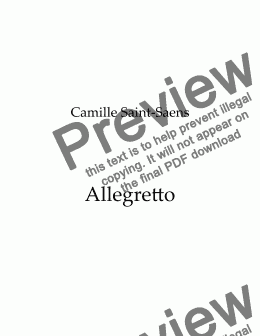 page one of Allegretto 