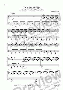 page one of Time For Piano Ballads: 19. New Energy (KS)