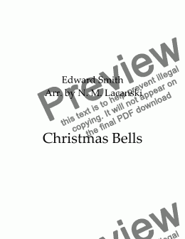 page one of Christmas Bells