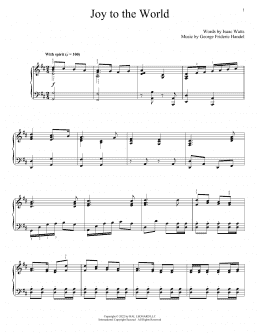 page one of Joy To The World (Piano Solo)