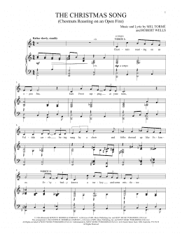 page one of The Christmas Song (Chestnuts Roasting On An Open Fire) (Vocal Duet)