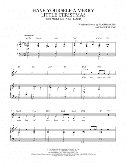 page one of Have Yourself A Merry Little Christmas (Vocal Duet)