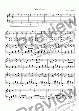 page one of Theme and Variations