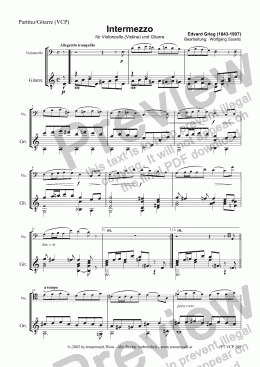 page one of Intermezzo (VCP/Score & Parts)