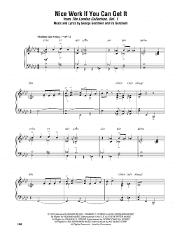 page one of Nice Work If You Can Get It (Piano Transcription)