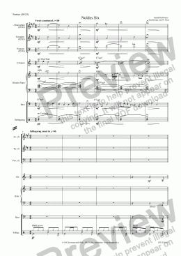 page one of Noldes Six (JCO3/3b/Score & Parts)