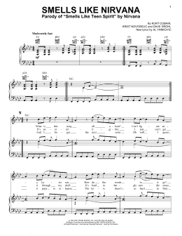 page one of Smells Like Nirvana (Piano, Vocal & Guitar Chords (Right-Hand Melody))