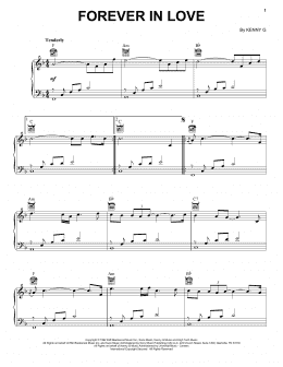 page one of Forever In Love (Piano Solo)