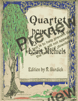 page one of Quartet pour Cors