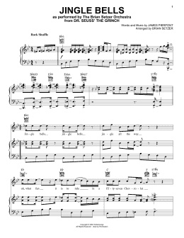 page one of Jingle Bells (Piano, Vocal & Guitar Chords (Right-Hand Melody))