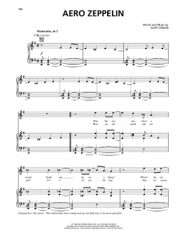 page one of Aero Zeppelin (Piano, Vocal & Guitar Chords (Right-Hand Melody))