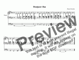 page one of Bockhurst Run- Chorale Prelude