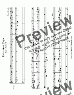 page one of Dodecaphonic Fugue