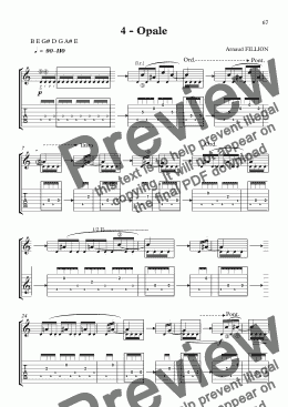 page one of Sonate n°2 - IV/ Opale