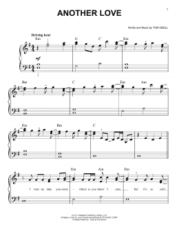 Another love – Tom Odell Sheet music for Piano, Vocals, Violin, Cello  (Piano-Voice)
