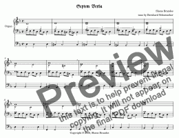 page one of Septem Verba - Chorale Prelude