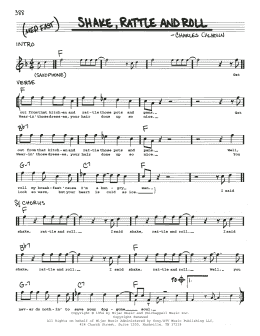 page one of Shake, Rattle And Roll (Real Book – Melody & Chords)