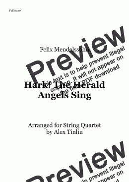 page one of Hark! The Herald Angels Sing