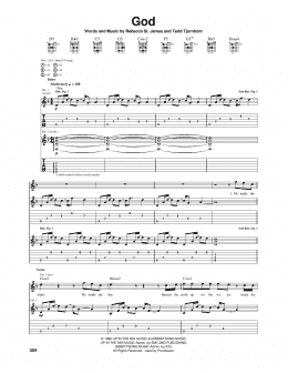 page one of God (Guitar Tab)