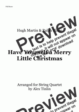 page one of Have Yourself a Merry Little Christmas