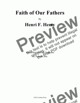 page one of Faith of Our Fathers