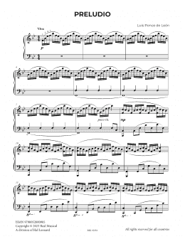 page one of Preludio (Piano Solo)