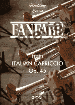 page one of FANFARE (Italian Capriccio)