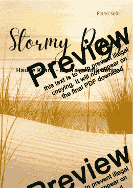 page one of Stormy days