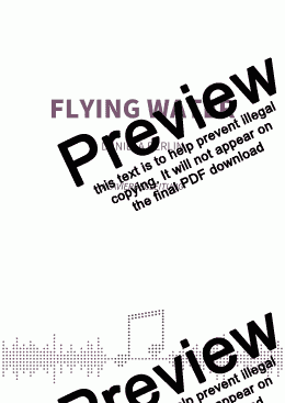 page one of Flying Water