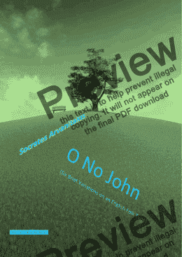 page one of O No John