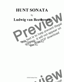 page one of Hunt Sonata