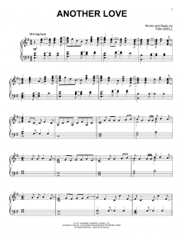 page one of Another Love (Piano Solo)