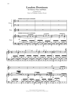 page one of Laudate Dominum (SATB Choir)