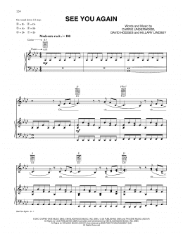 page one of See You Again (Piano, Vocal & Guitar Chords (Right-Hand Melody))