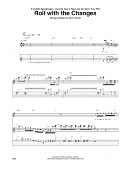 page one of Roll With The Changes (Guitar Tab)